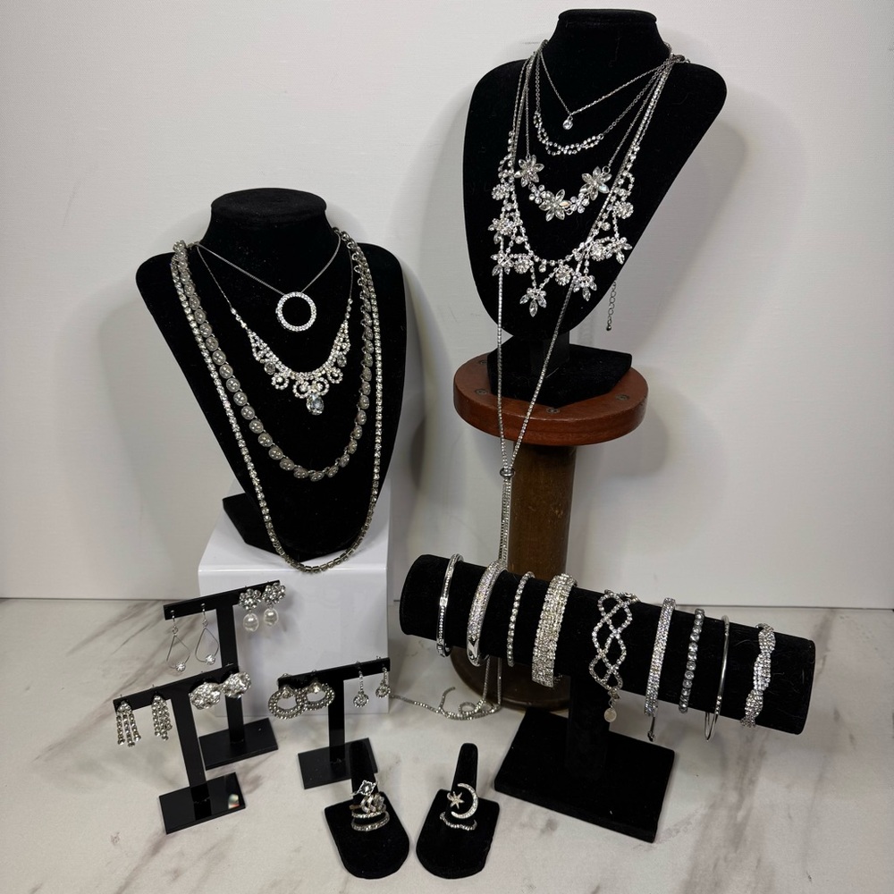 30 piece RHINESTONE JEWELRY BUNDLE Various Brands & Qualities/ Kate Spade Bangle